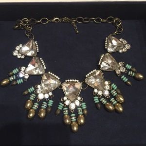 Tribal meets bling necklace