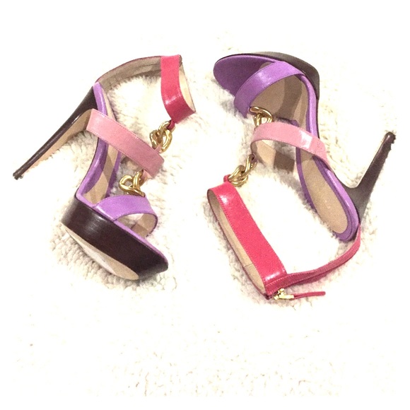 Fendi Colorblock Heels