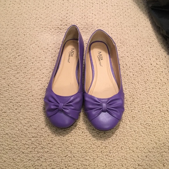 purple flats