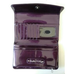 Hello Kitty Embossed Patent Wallet