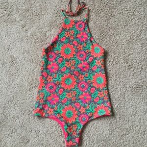 Beautiful printed one piece. Size Small!