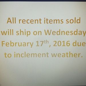 SHIPPING UPDATE