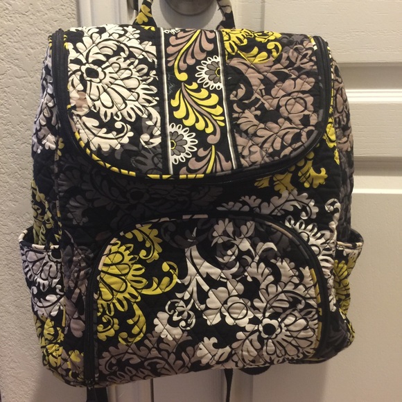vera bradley double zip backpack