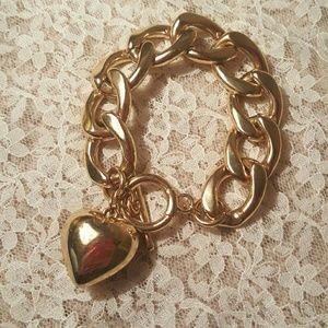 F21 chunky chain link bracelet