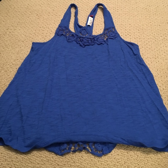Cute blue tank top