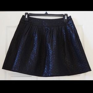 Forever 21 Skirts - Black textured flared skater skirt by Forever 21 S Forever 21 Skirts - Black textured flared skater skirt by Forever 21 S