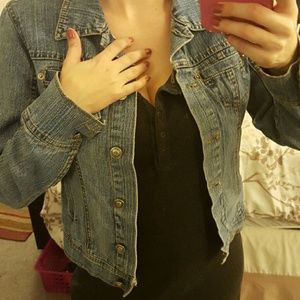 Distressed Jean Jacket