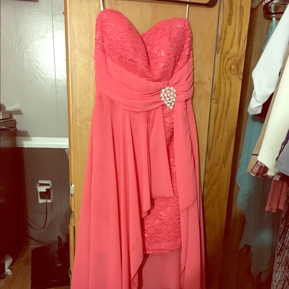 Coral dress