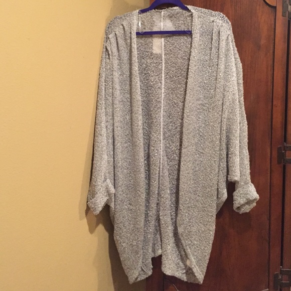 Grey Cocoon Cardigan from Riffraff