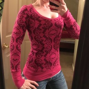 🛍 Pink Henley/Thermal 🛍