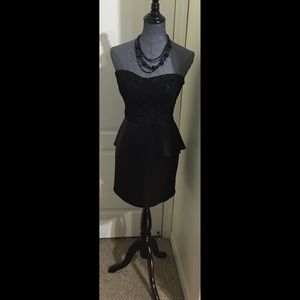 Bebe black cocktail dress