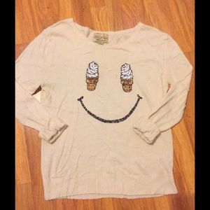 Wild fox sundae oversized sweater