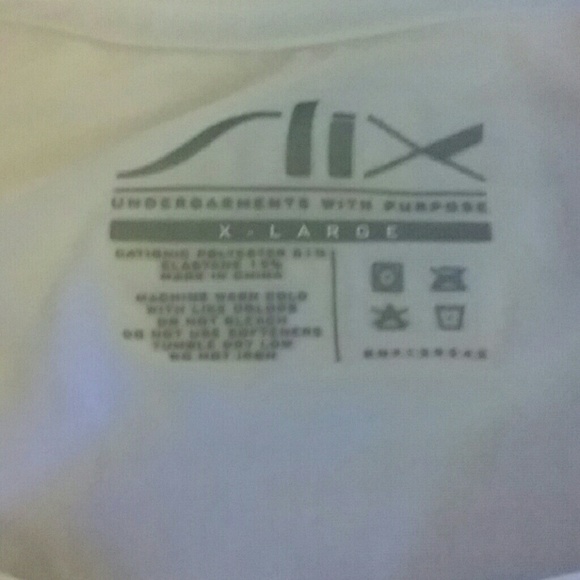 SIX COOL WICKING SILKY SZ XL UNDERSHIRT - Picture 3 of 3