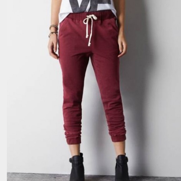 Maroon joggers