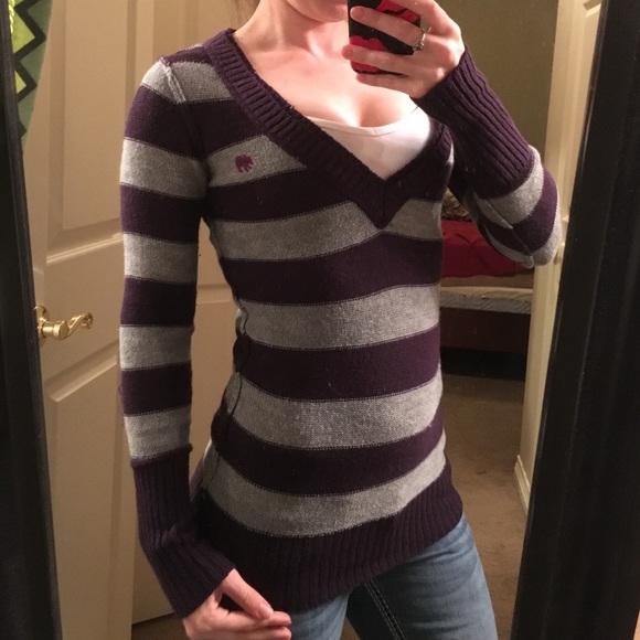 🛍 Purple & grey sweater 🛍