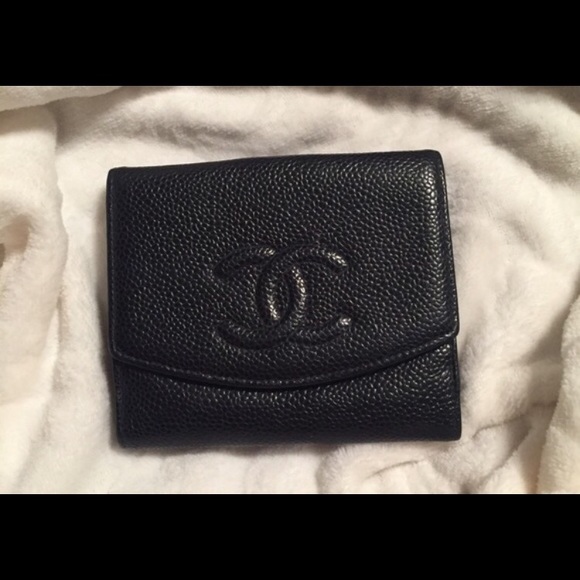 Black Chanel wallet