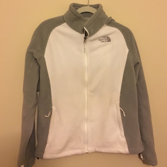 Fleece North Face women's jacket zip up - L