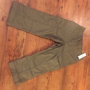 Green cargo pants NWT