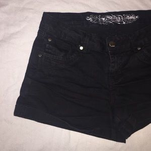 Black express shorts