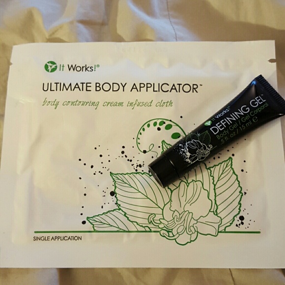 It works body wrap plus defining gel