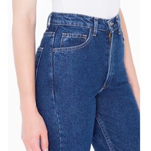 American Apparel Dark Wash Pencil High Waist