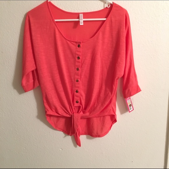 XHilaration Summer Top Peach