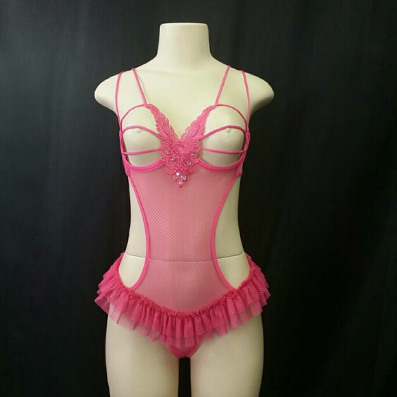 Pink sexy teddy New
