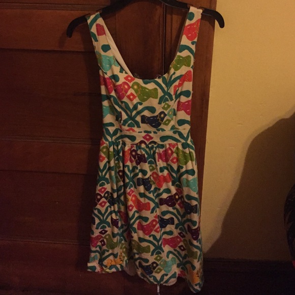 Judith March bird print sundress