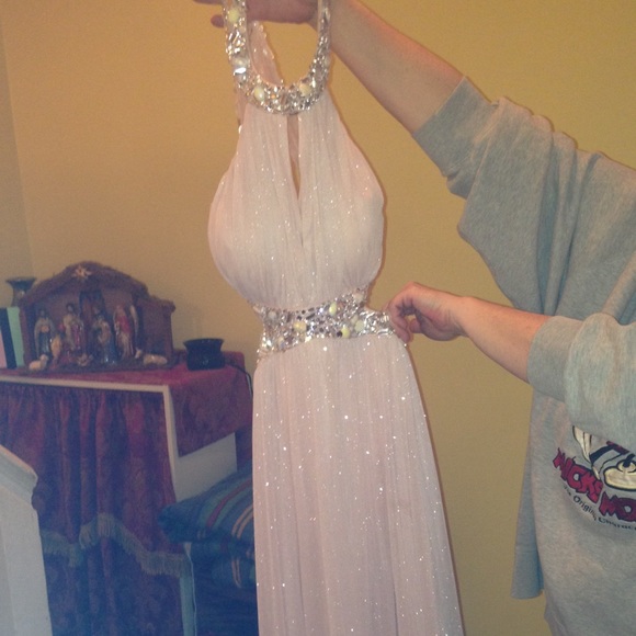 Sparkly prom dress