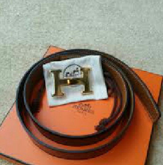 4 Hermes belts got  authinic cards receipts.
