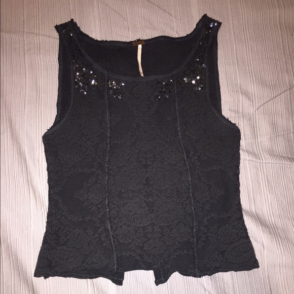 Free People black tank top - Picture 2 of 4