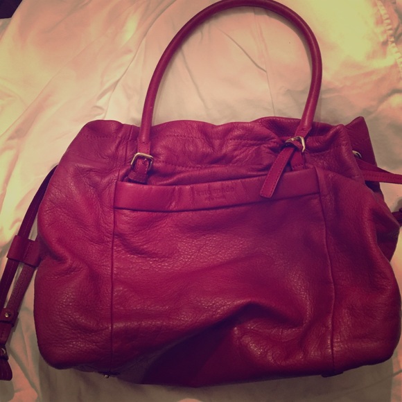 Kate Spade magenta satchel