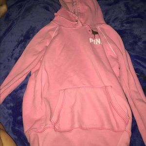 Vs pink hoodie size small worn 2 times