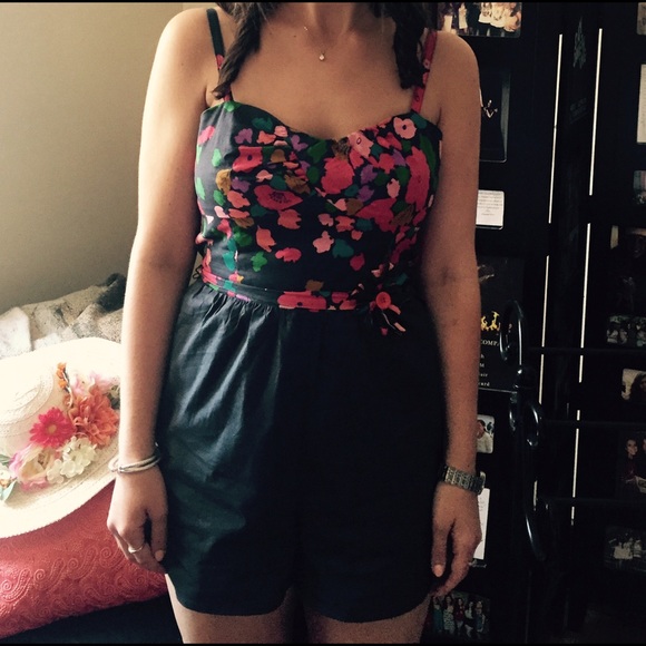 Belted Anthropologie romper