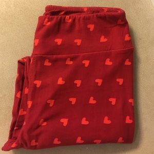LulaRoe OS Valentine Leggings
