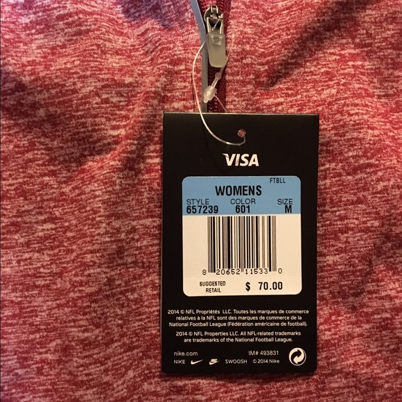 Nike element 1/2 zip women's Washington Redskins - Picture 3 of 4