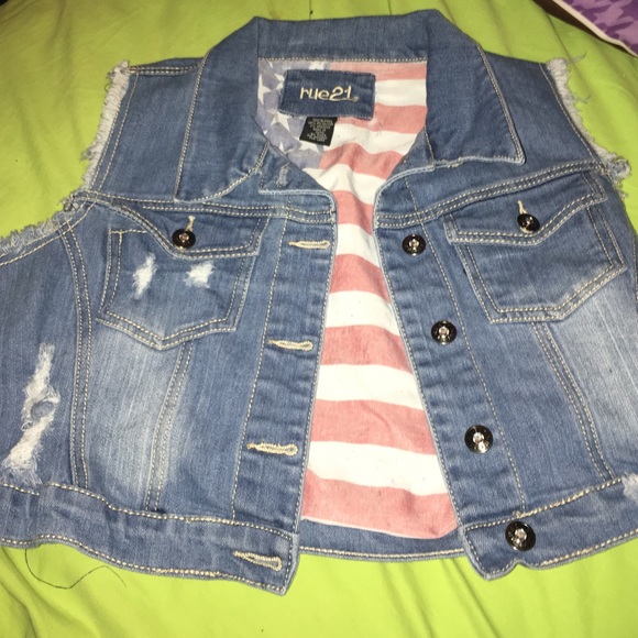 Rue 21 denim vest