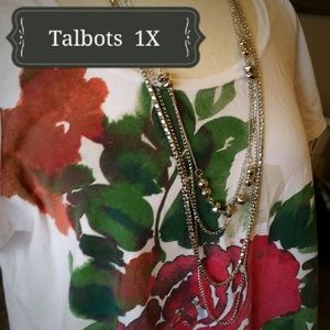 1x Talbots Floral Tee Shirt
