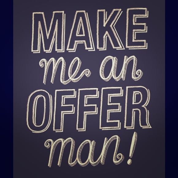 Like the item but not the price? Make an offer!