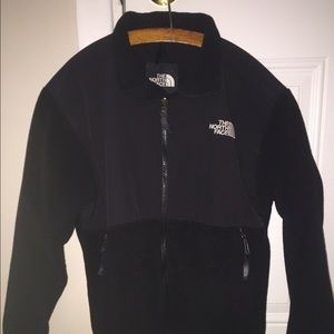 Girls Black North Face Denali Fleece Jacket