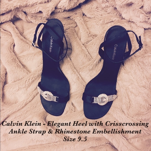 Calvin Klein - Rhinestone Embellished Heels