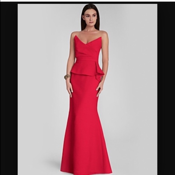 Red mermaid dress
