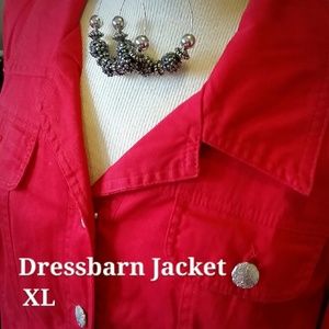 XL Red Dressbarn Jacket