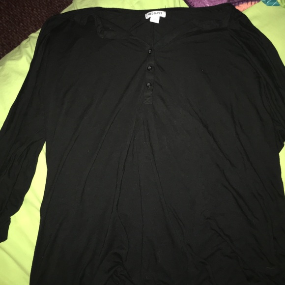 Old navy black dressy blouse