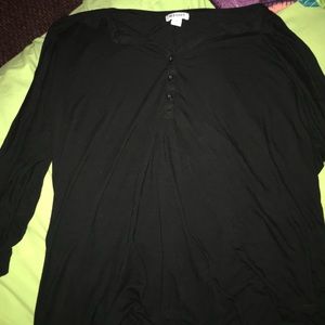 Old navy black dressy blouse