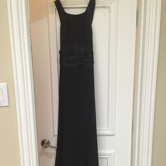 David's Bridal Dresses Elegant Long Black Dress Poshmark