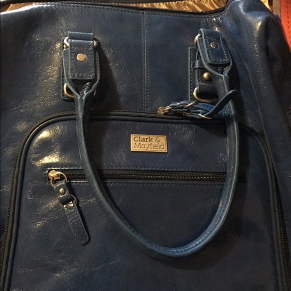 Leather laptop bag