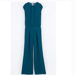 teal colored jumpsuits