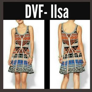 Diane Von Furstenberg Med  Ilsa Dress Fit & Flare