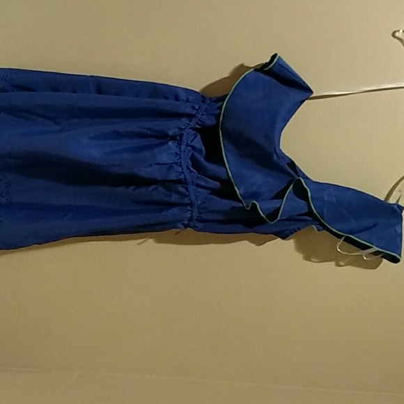 Blue dress